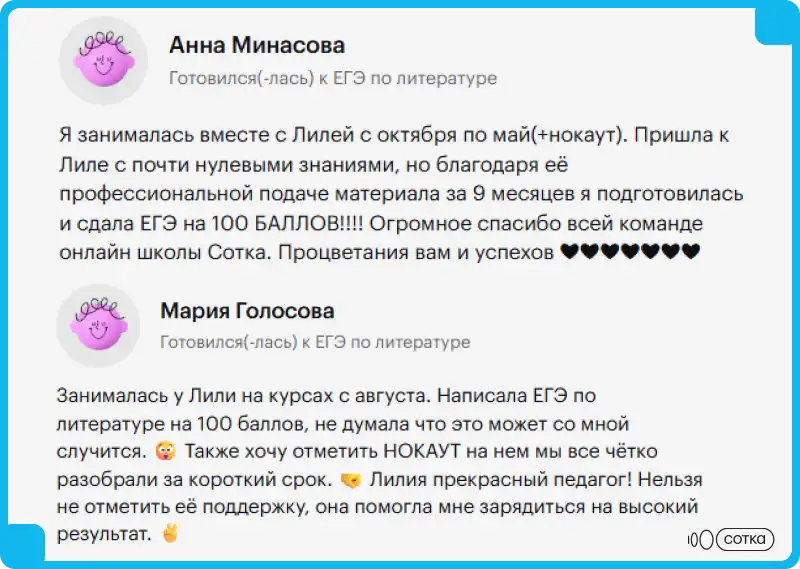 Школа Сотка отзывы